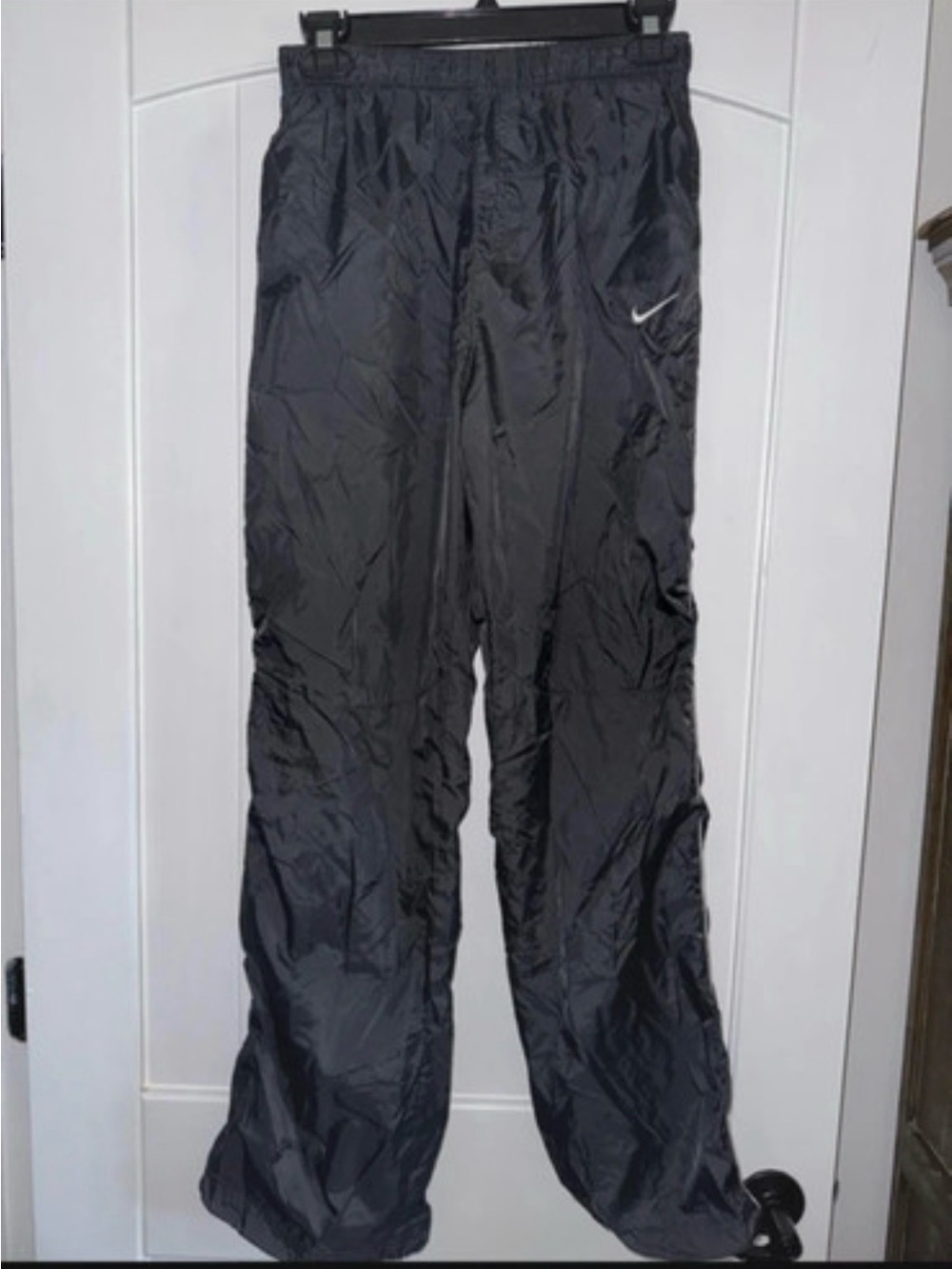 Nike Black Men’s Lightweight Track Pants with Swoosh